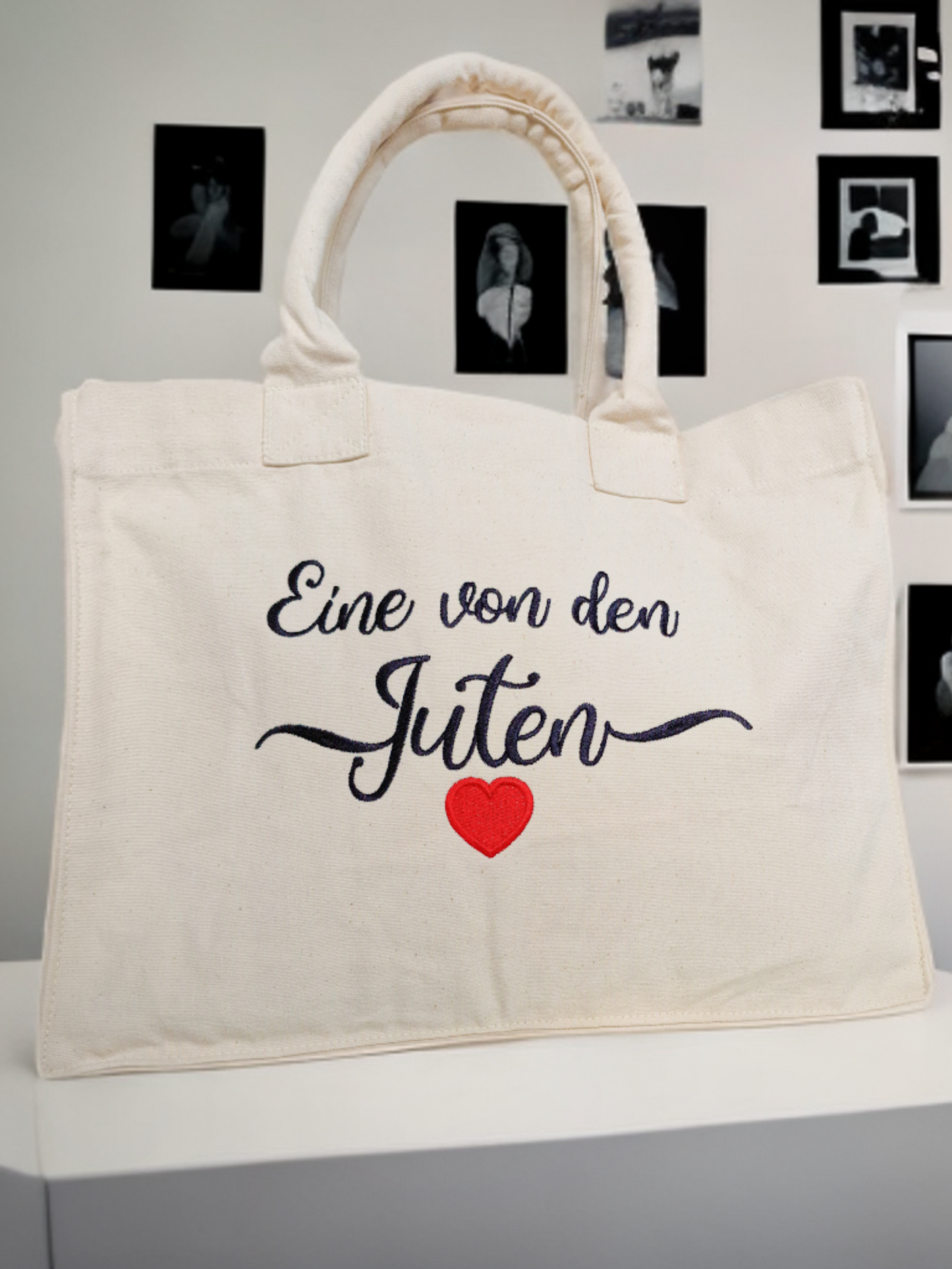 Canvastasche "Eine von den Juten♥"