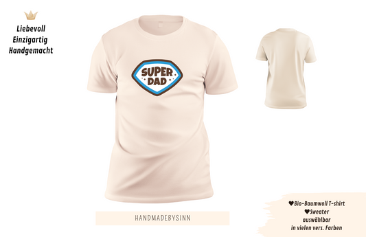 Herren Sweater/Tshirt "Super dad"