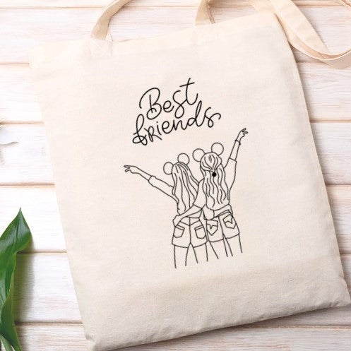 Baumwolltasche "Best friends"