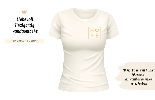 Damen Sweater/Tshirt "H♥PE"