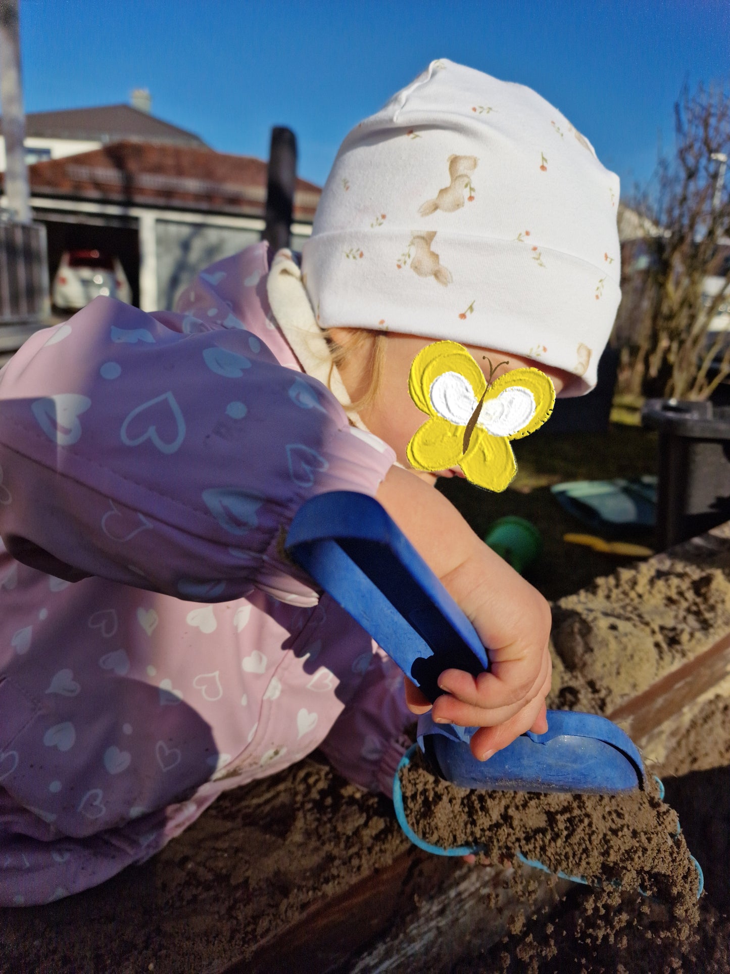 Beanie "Hase" für Babys & Kinder